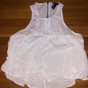Eyelet tank top